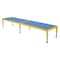 Vestil Adj. Steel Stand, 10-1/2-16-1/2 H, 24 x 96, 10.5 Overall Height, Steel, Yellow AHT-H-2496 - alternate 2